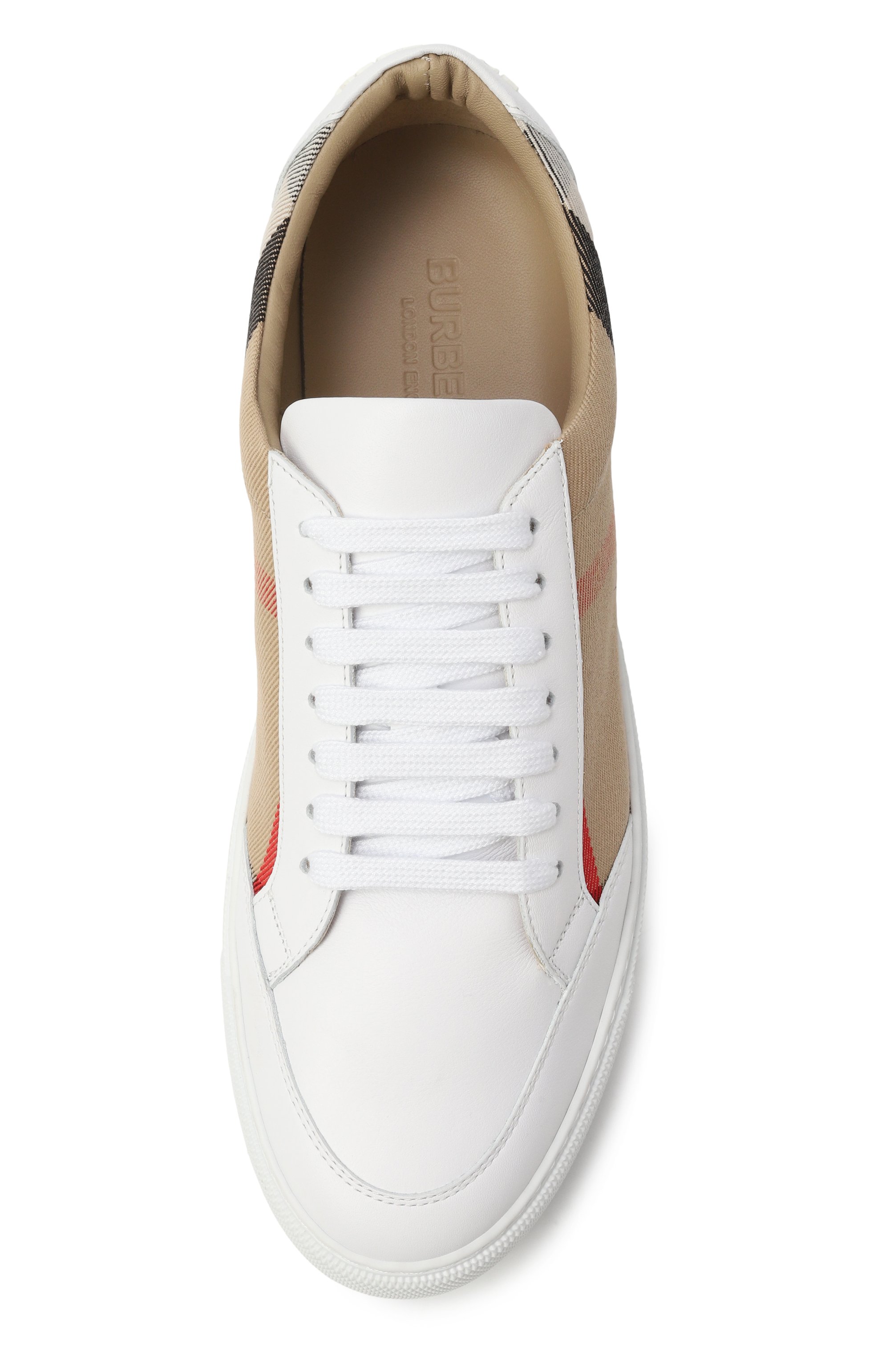 Комбинированные кеды BURBERRY, арт. 8056712, фото 6