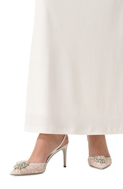 Текстильные туфли barbara 90 RENE CAOVILLA, арт. C11829-080/CRIN, фото 3