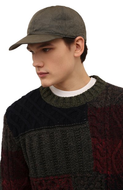 Бейсболка из шелка и льна BRIONI, арт. 04930L/P1T01, фото 2