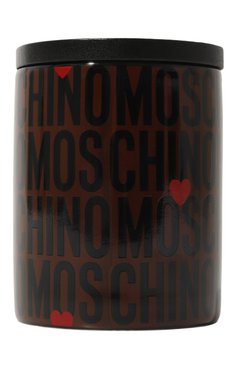 Свеча MOSCHINO темно-коричневого цвета, арт. A7710/8309 | Фото 2 (Региональные ограничения белый список (Axapta Mercury): Не проставлено; Нос: Не проставлено; Ограничения доставки: flammable, fragile-2)