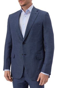 Костюм из смеси шерсти и льна с шелком BRIONI, арт. RA0J0L/P7AN7/BRUNIC0/2, фото 4