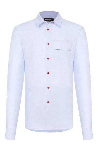 Мужская льняная рубашка KITON, арт. UMCBUBAH09701
