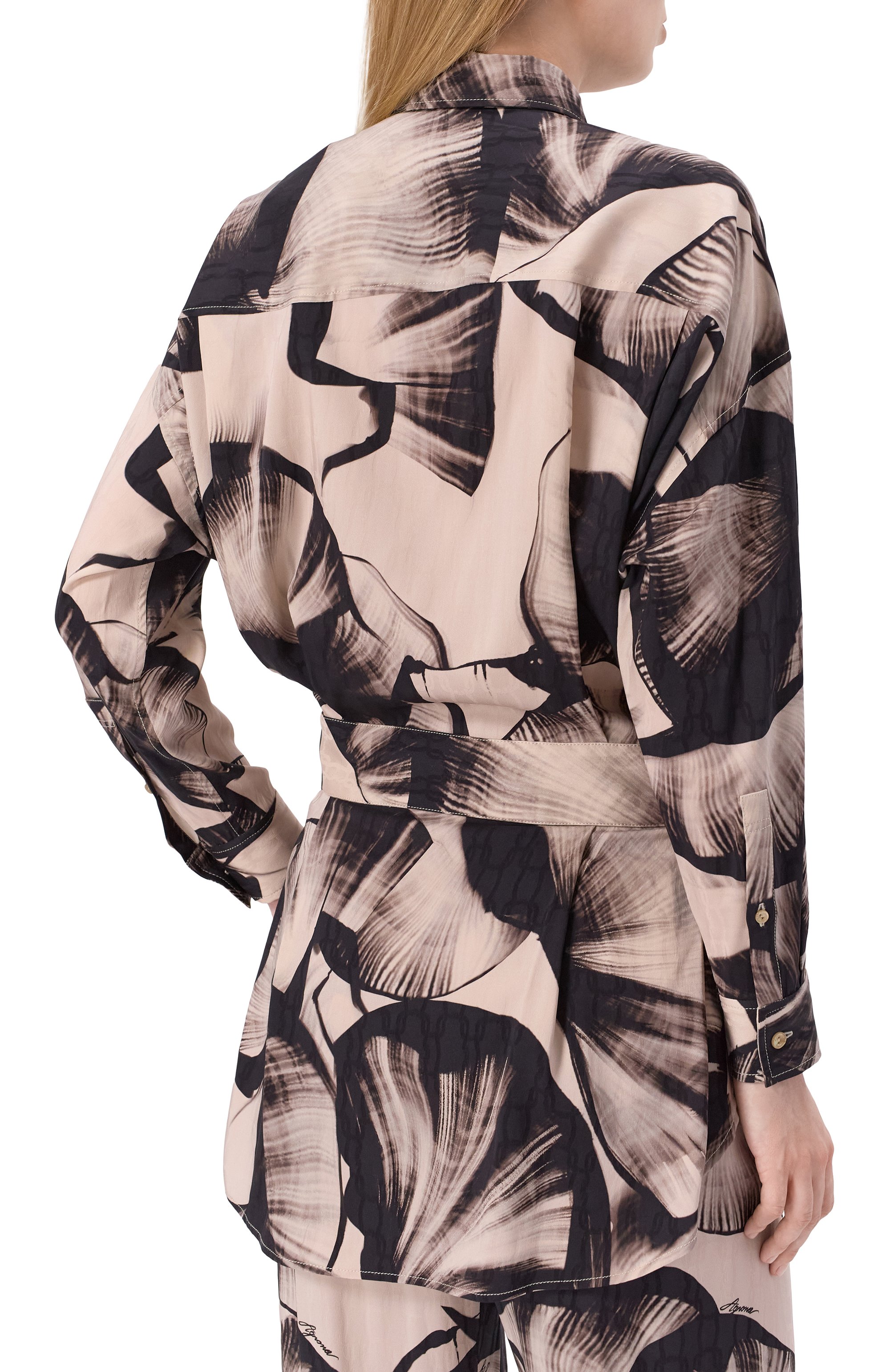 Блузка из вискозы и шелка AGNONA, арт. TD0903/S5033, фото 4