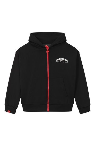 Хлопковая толстовка SPRAYGROUND, арт. SPY1486GBLK/SPRAYGR0UND BASIC 0VER FULL-ZIP H00DIE