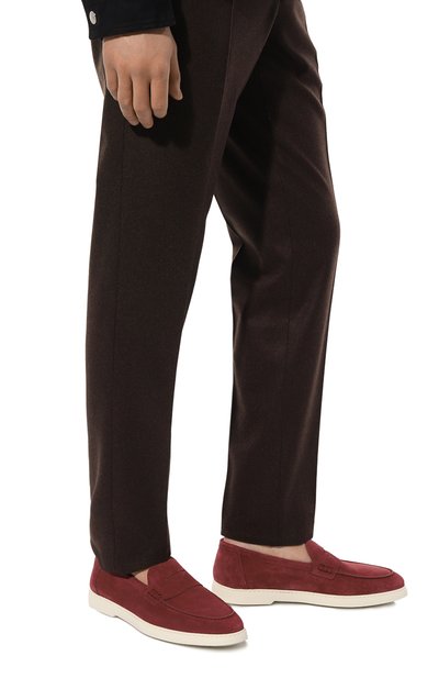 Замшевые пенни-лоферы DOUCAL'S, арт. DU3275EDWIUY106P, фото 3