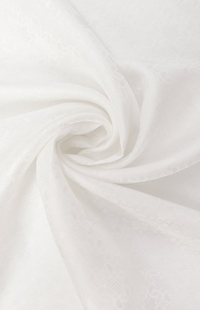 Шелковый платок ELIE SAAB молочного цвета по цене 59200 руб., арт. SE9090J6096, фото 3 Шелковый платок ELIE SAAB, арт. SE9090J6096, фото 3