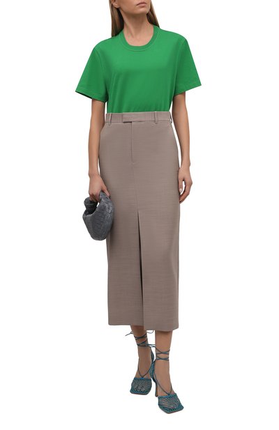 Хлопковая футболка BOTTEGA VENETA, арт. 649060/VF1U0, фото 2