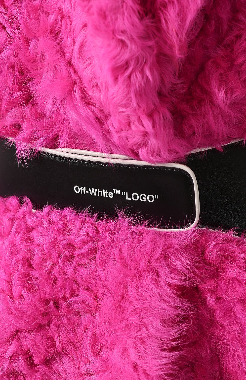 Кожаный пояс OFF-WHITE, арт. 0WRB025F19D410501000, фото 5