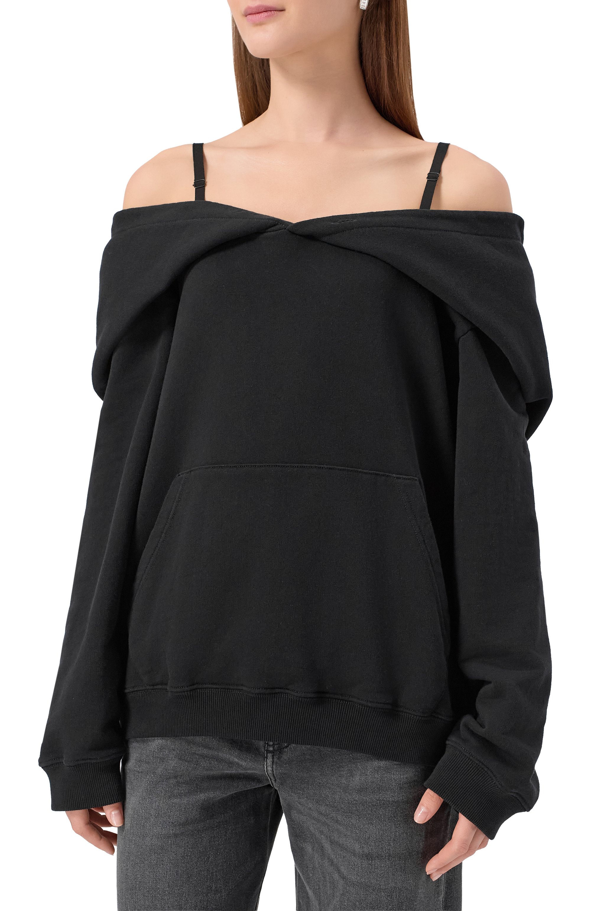 Хлопковое худи MM6, арт. S52GU0244/M25014, фото 3