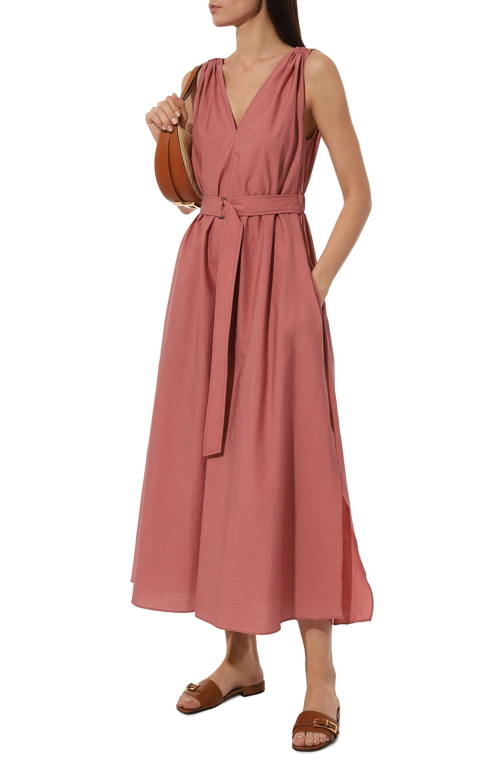 Хлопковое платье BRUNELLO CUCINELLI, арт. M0F79A5092, фото 2