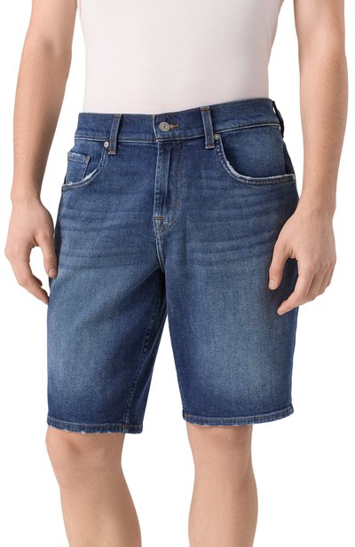Джинсовые шорты 7 FOR ALL MANKIND, арт. 7T106A50, фото 3