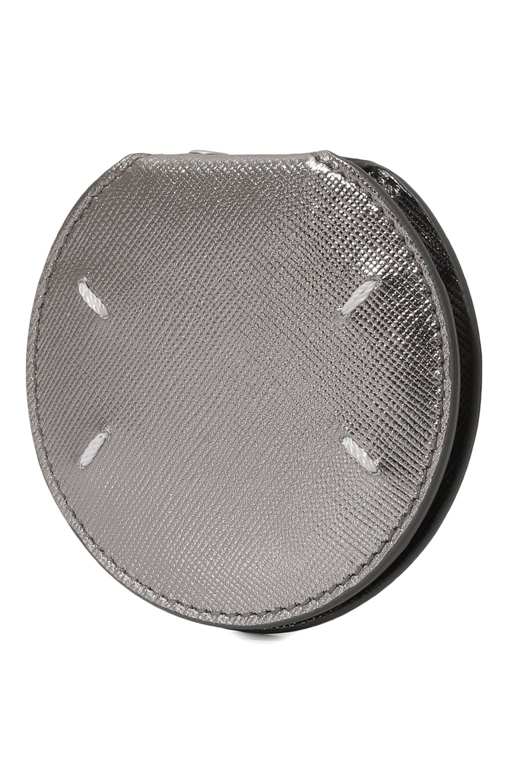 Кожаный брелок-зеркало MAISON MARGIELA серебряного цвета по цене 35350 руб., арт. SA1VL0013/P7248, фото 3 Кожаный брелок-зеркало MAISON MARGIELA, арт. SA1VL0013/P7248, фото 3