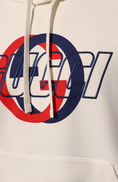 Хлопковое худи GUCCI, арт. 770839/XJGA2, фото 5