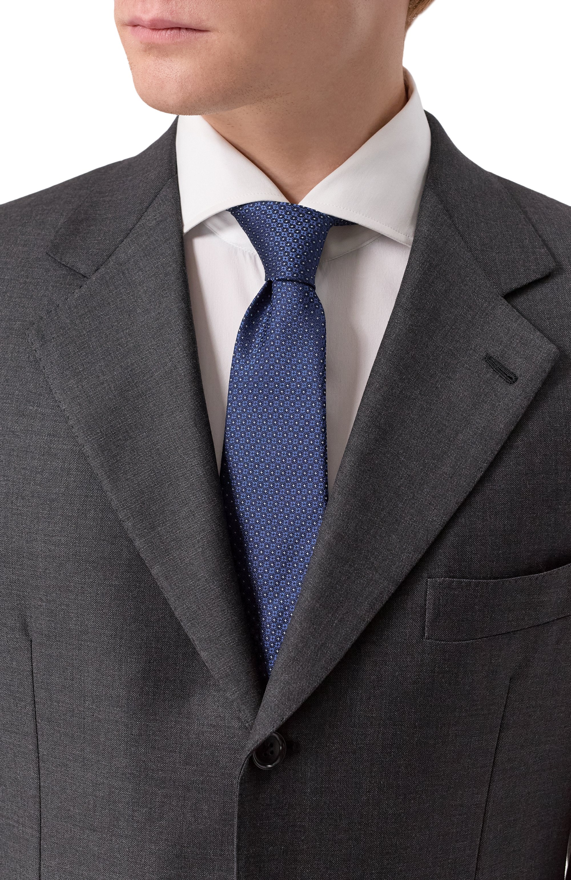 Шелковый галстук CANALI, арт. 18/HJ04376, фото 2