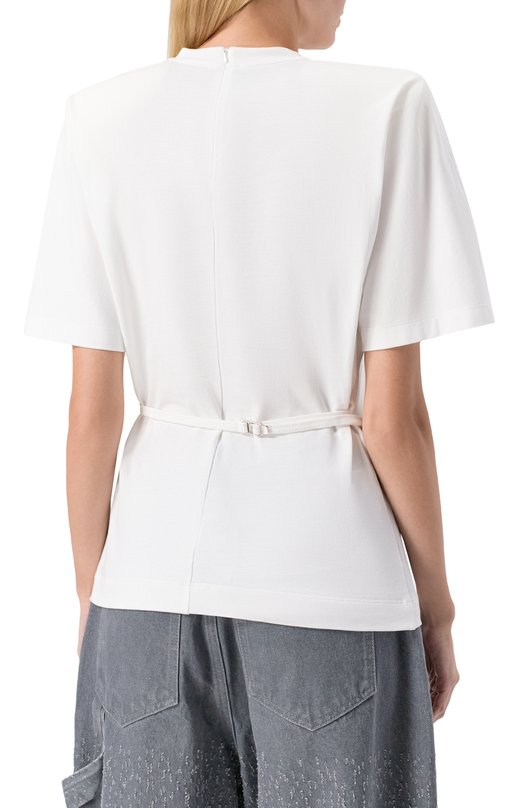 Хлопковый топ Pinko 105217/A2M2 Белый  105217/A2M2 Фото 4
