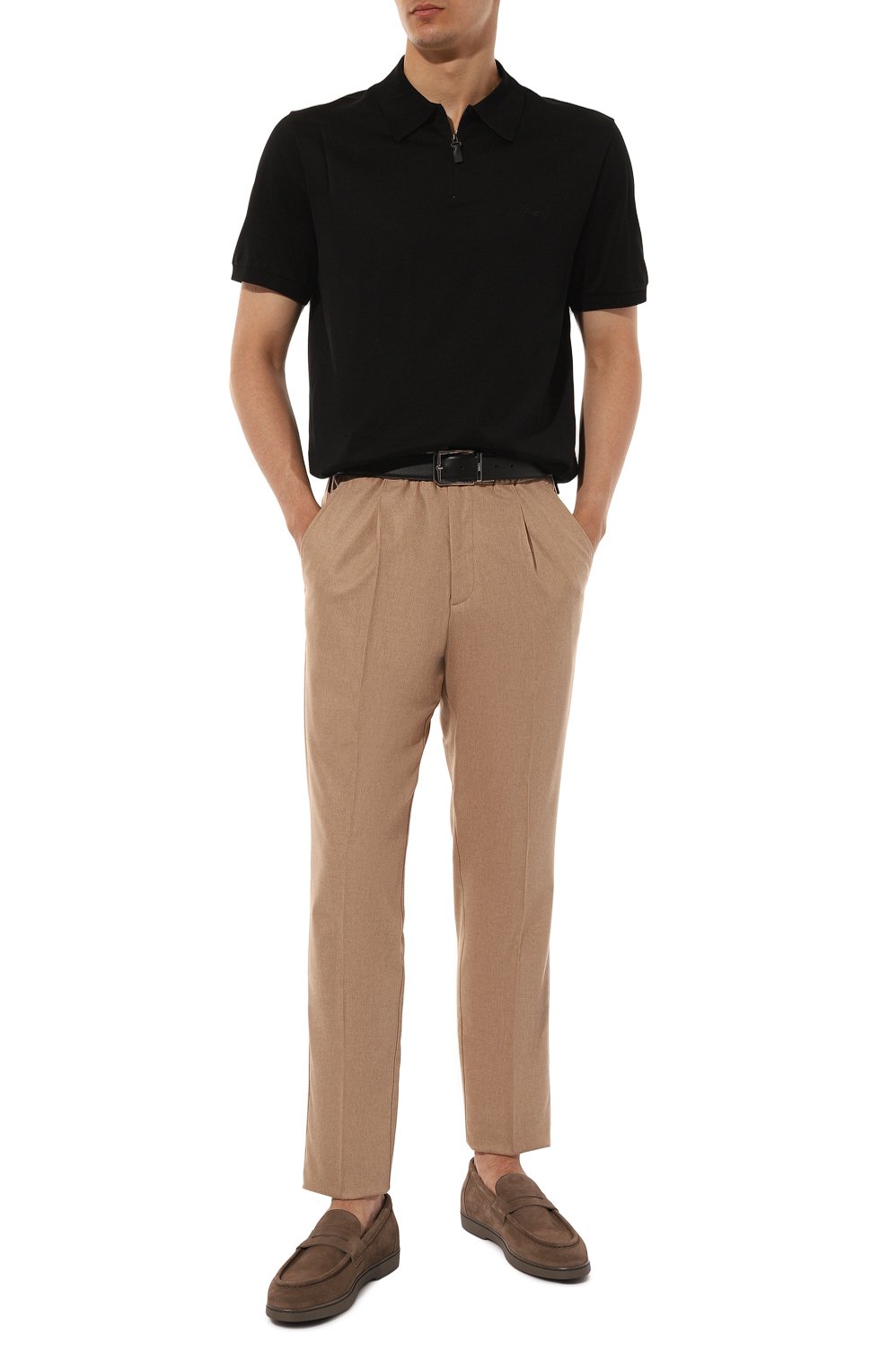 Хлопковое поло BRIONI, арт. UJ9L0L/PZ600, фото 2