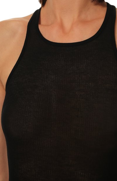 Майка из вискозы и шелка RICK OWENS, арт. RP01B4101/RC, фото 5