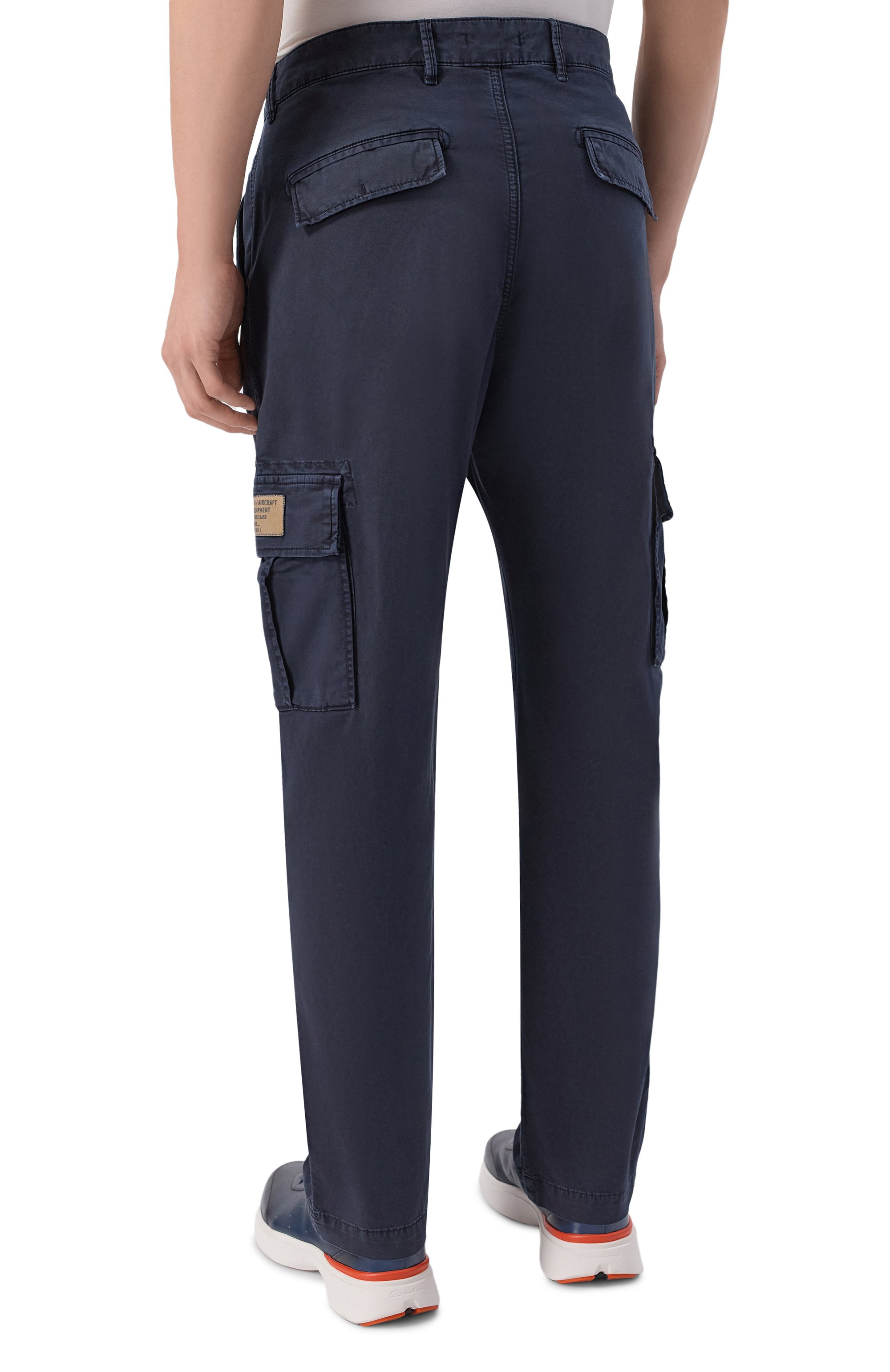 Хлопковые брюки-карго AERONAUTICA MILITARE, арт. PA1719UCT04332, фото 4