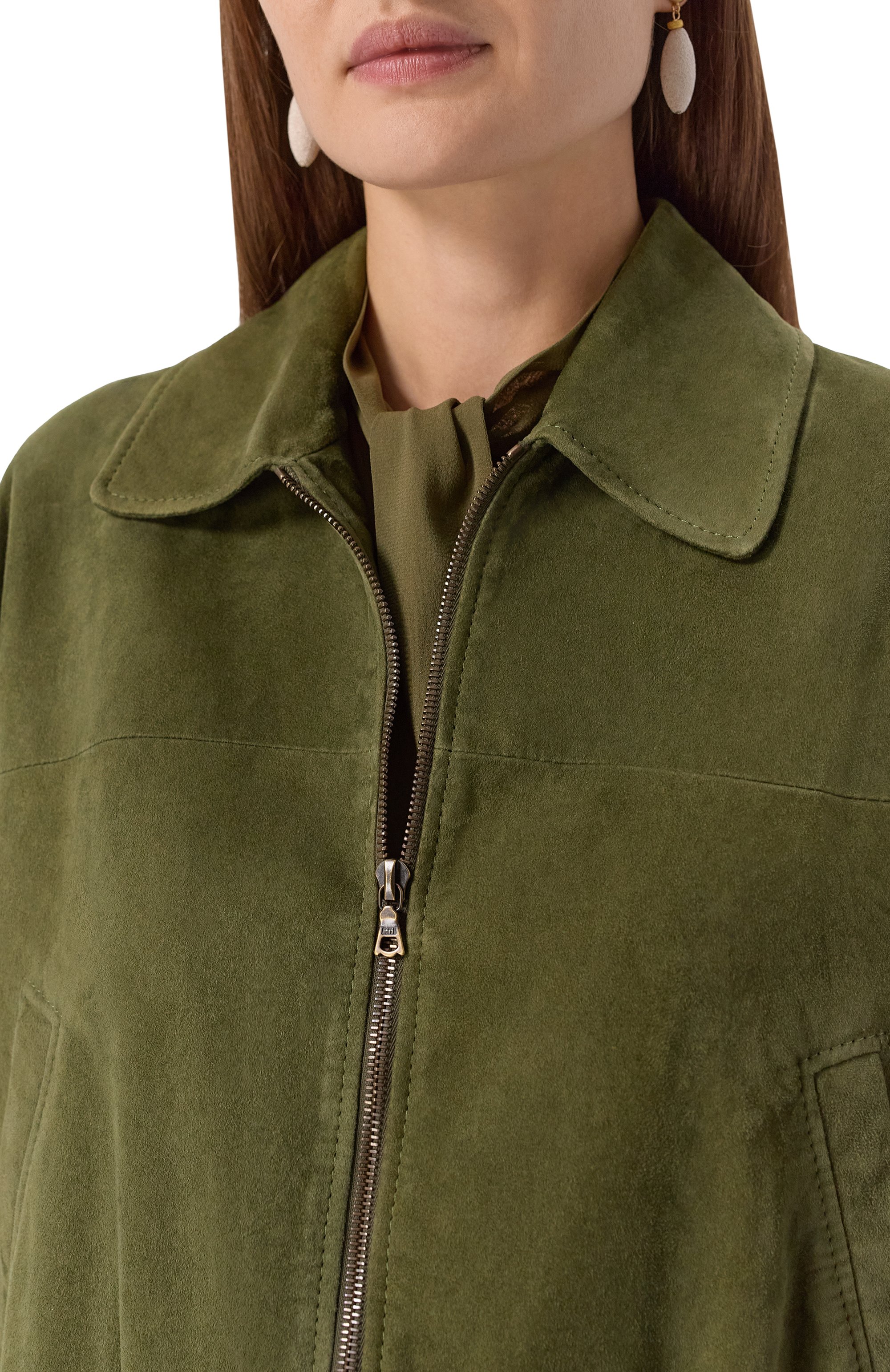 Замшевый бомбер MASLOV, арт. MZK07, фото 5