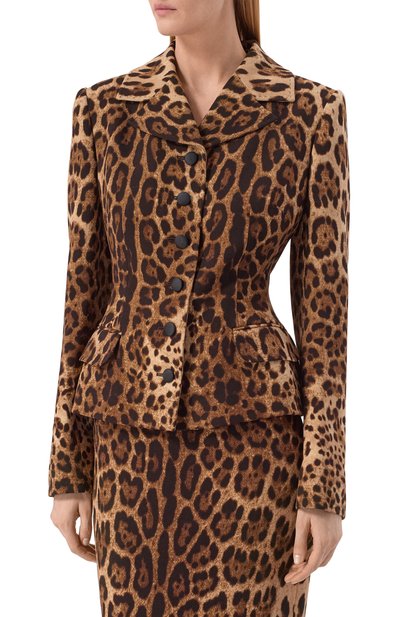 Шерстяной жакет DOLCE & GABBANA, арт. F26AJT/FS2A3, фото 3