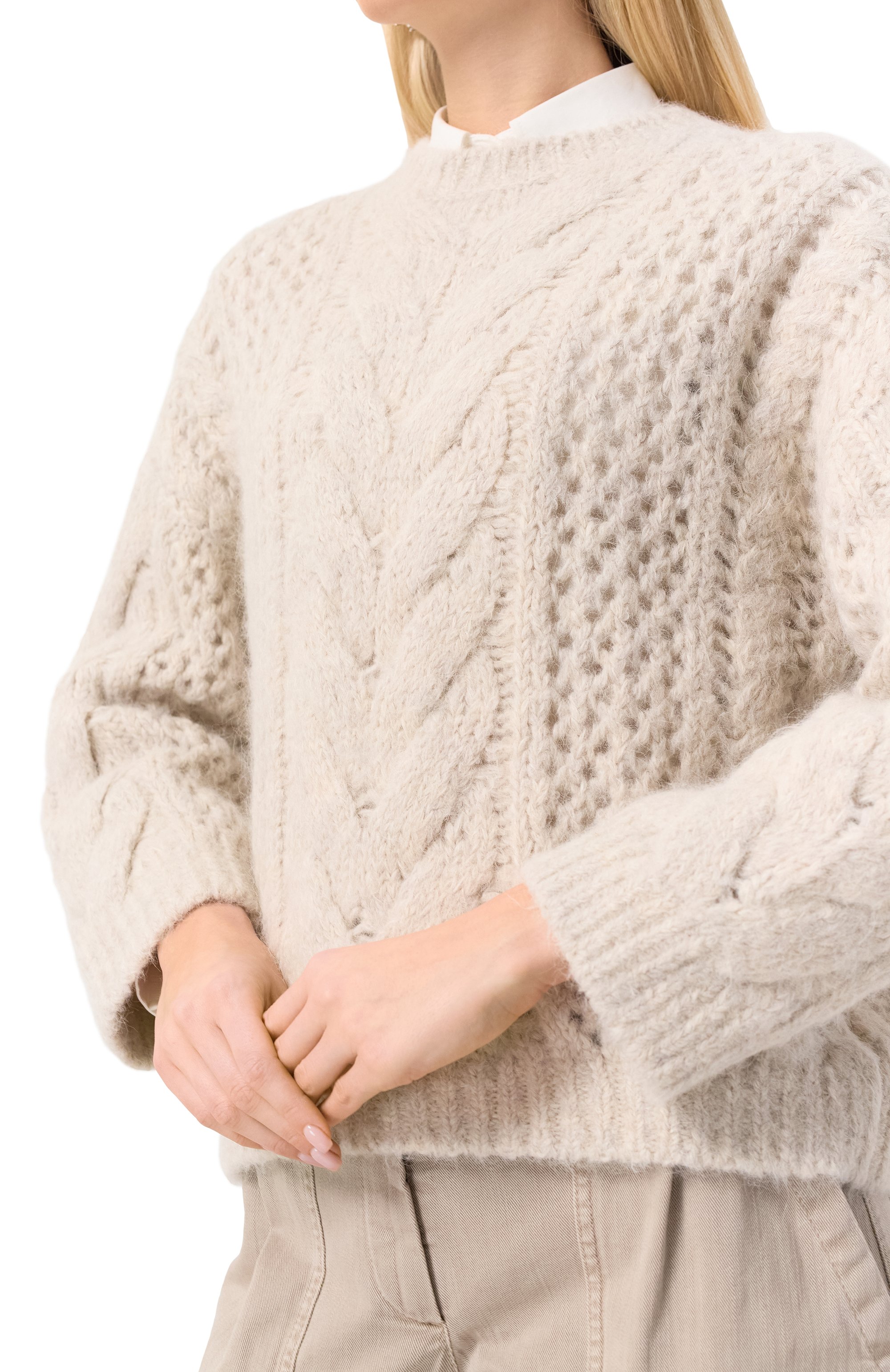 Шерстяной свитер BRUNELLO CUCINELLI, арт. MDU336110, фото 5