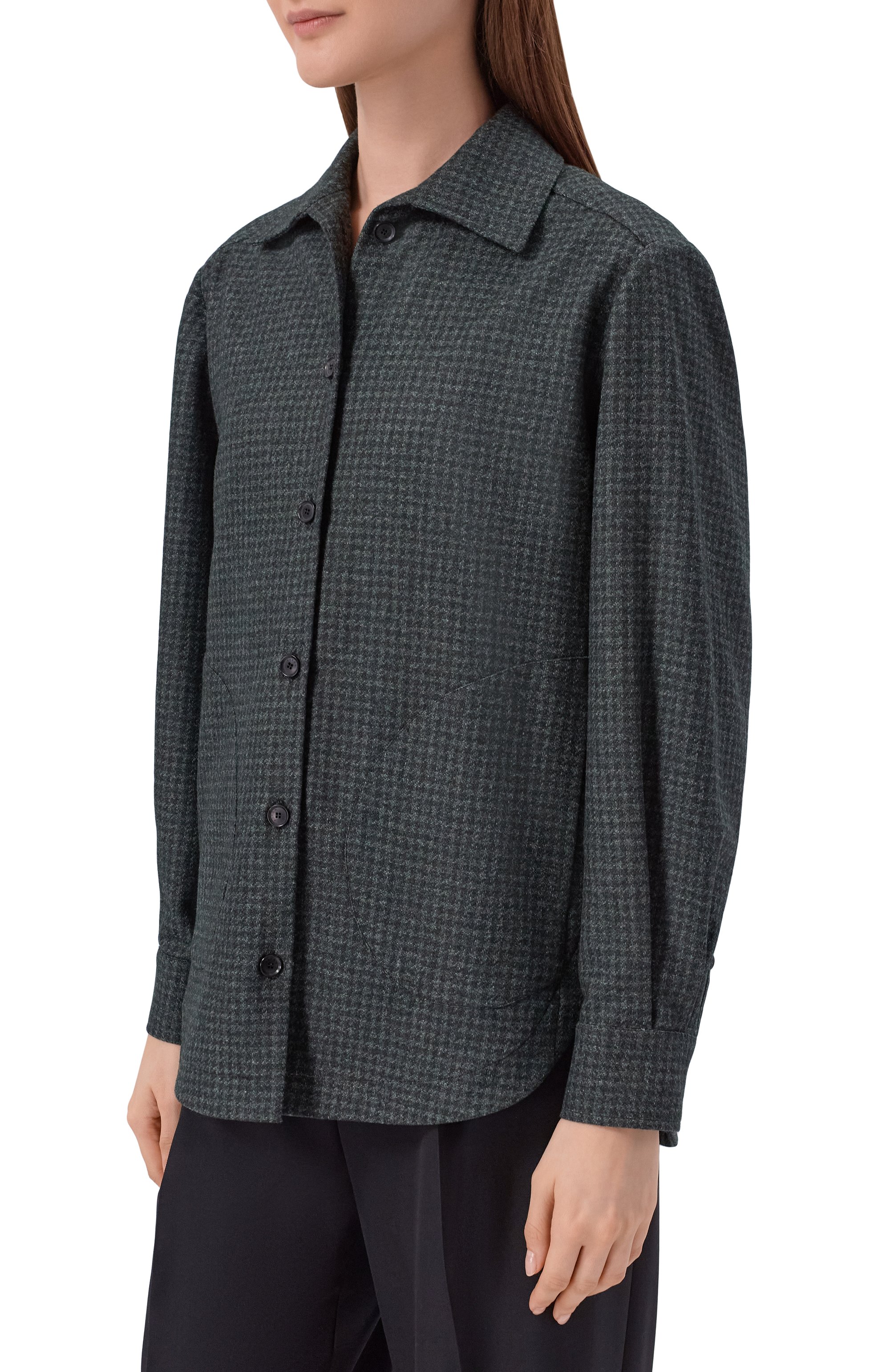 Рубашка из шерсти и хлопка KITON, арт. D50429K0154I, фото 3