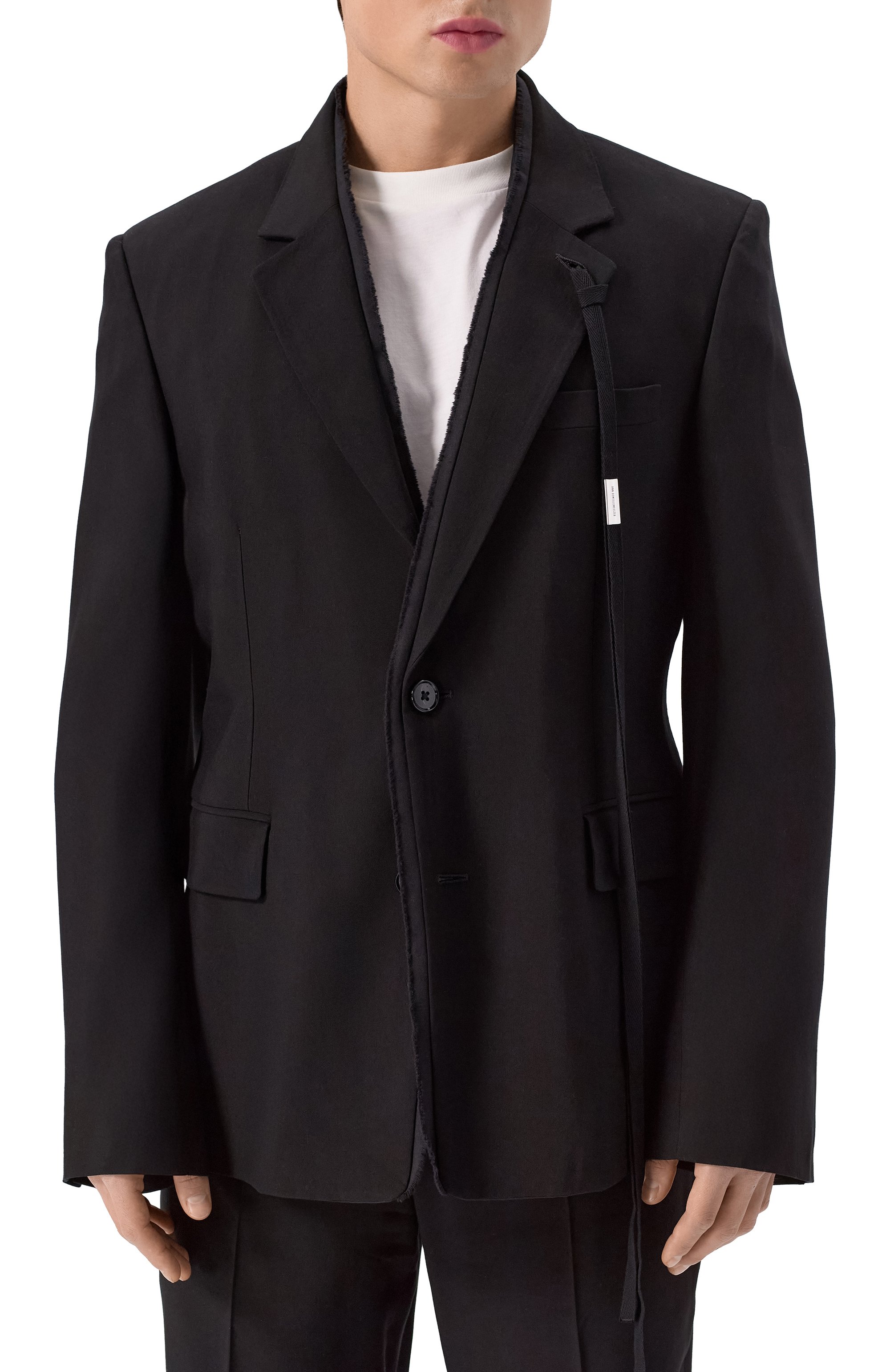 Пиджак из вискозы ANN DEMEULEMEESTER, арт. B0012444/FA558, фото 4