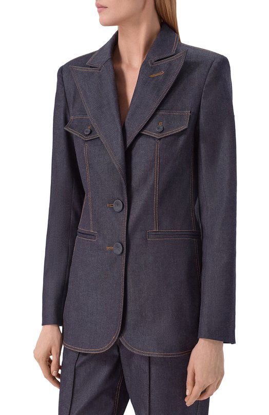 Джинсовый костюм Shervarli SA23-0001 Синий  SA23-0001 Фото 2