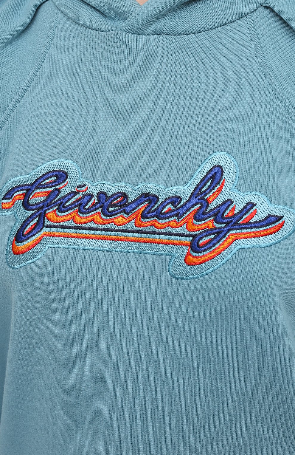 Хлопковое худи GIVENCHY голубого цвета по цене 81850 руб., арт. BWJ01U3Z4V, фото 5 Хлопковое худи GIVENCHY, арт. BWJ01U3Z4V, фото 5