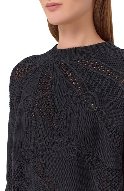 Хлопковый свитер MAX MARA, арт. MXMSALV0, фото 5