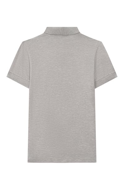 Хлопковое поло DOLCE & GABBANA серого цвета по цене 30850 руб., арт. L4JTCE/G7Q2X, фото 2 Хлопковое поло DOLCE & GABBANA, арт. L4JTCE/G7Q2X, фото 2