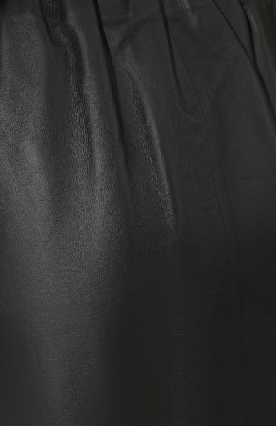 Кожаная юбка BOTTEGA VENETA серого цвета по цене 717500 руб., арт. 610370/VKLP0, фото 5 Кожаная юбка BOTTEGA VENETA, арт. 610370/VKLP0, фото 5