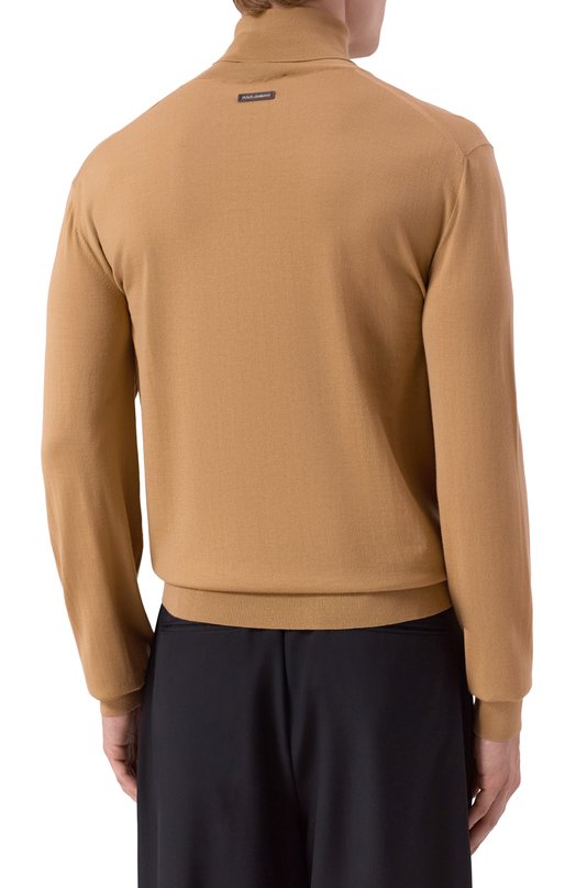Шерстяная водолазка Dolce & Gabbana GXW05T/JCVZS Бежевый  GXW05T/JCVZS Фото 4