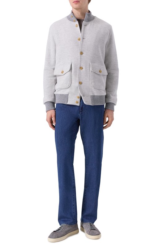 Шерстяной бомбер L.B.M. 1911 9377/55705 Серый  9377/55705 Фото 2