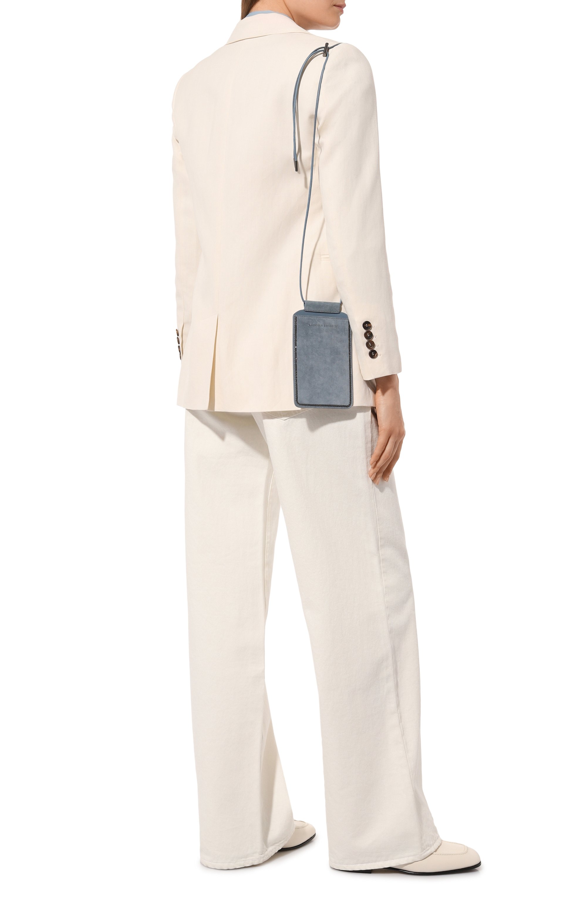 Замшевый чехол для телефона BRUNELLO CUCINELLI, арт. MWDLD2531, фото 6