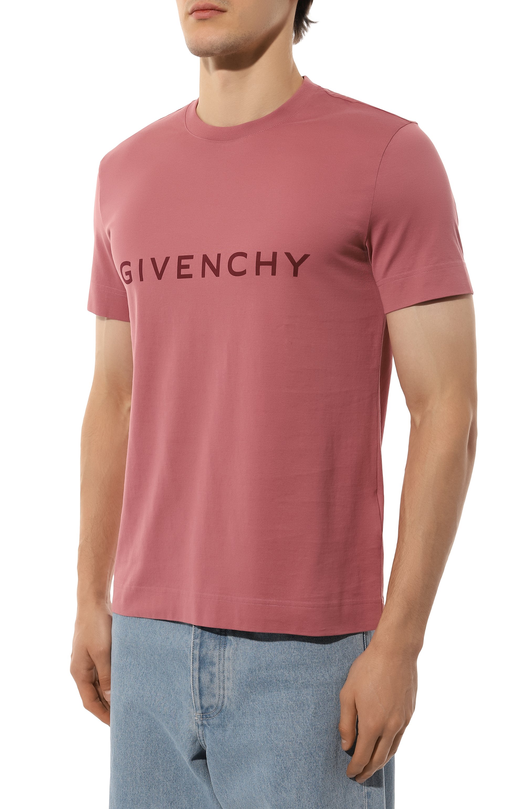 Хлопковая футболка GIVENCHY, арт. BM716G3YAC, фото 3