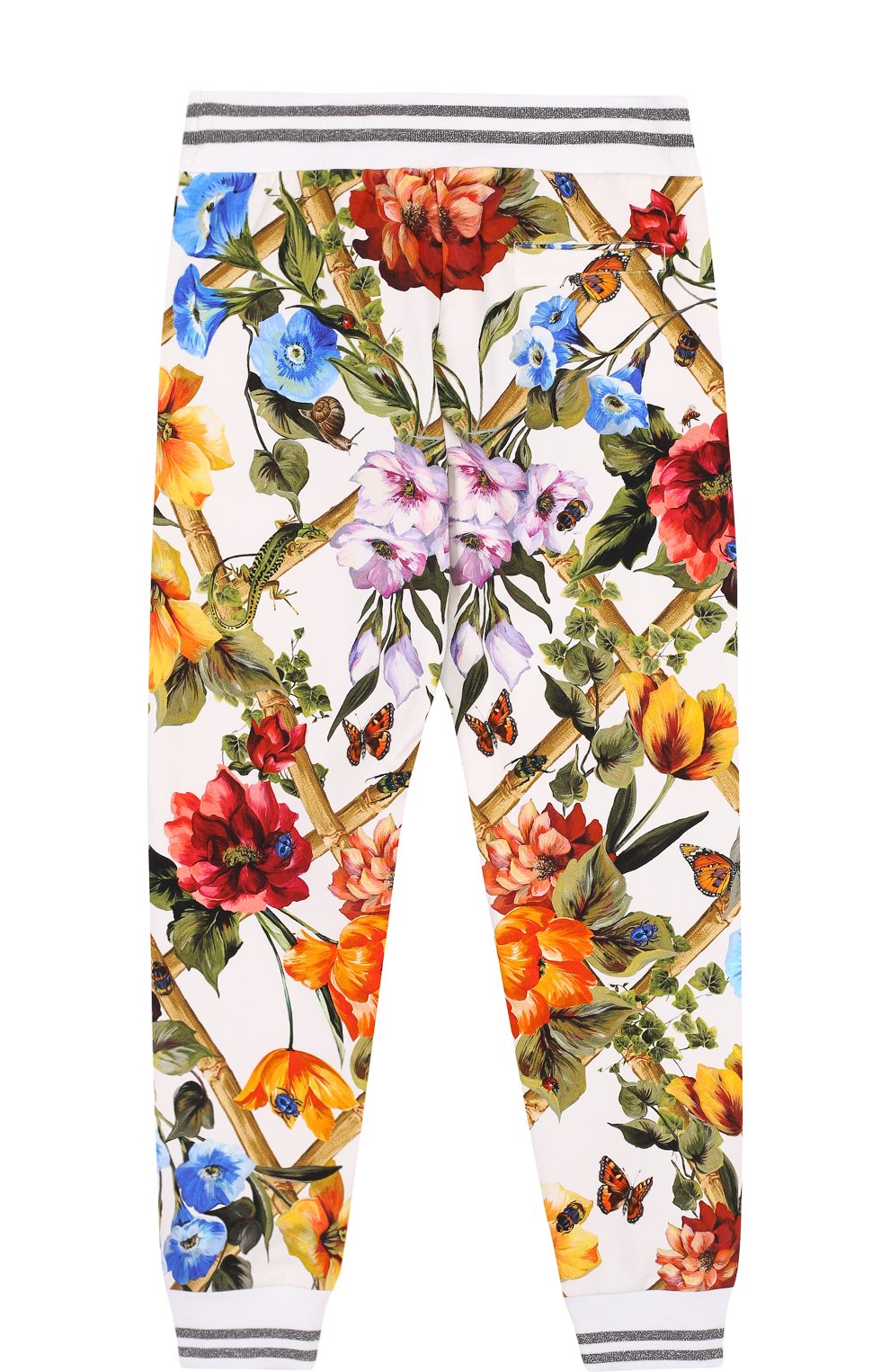 Хлопковые джоггеры с принтом DOLCE & GABBANA, арт. L5JP3L/G7NKS/8-14, фото 2