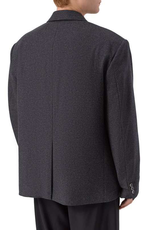 Шерстяной жакет Helmut Lang 010HW197 Серый  010HW197 Фото 6