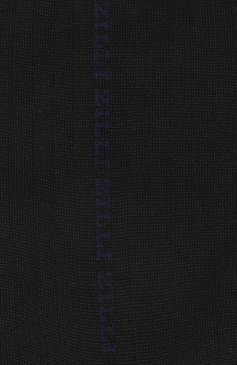 Мужские хлопковые носки ZILLI черного цвета, арт. MGQ-B0C0T-C0T0N/C001 | Фото 2 (Кросс-КТ: бельё; Материал сплава: Проставлено; Нос: Не проставлено; Материал внешний: Хлопок)