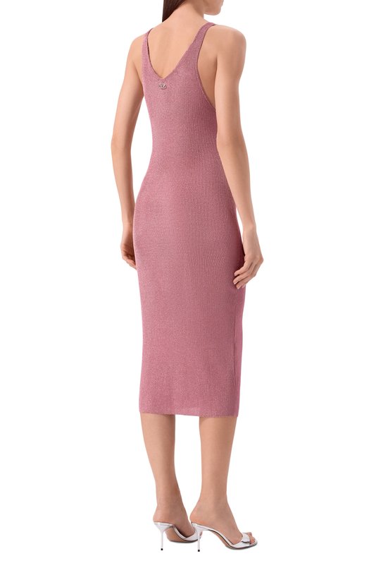 Платье из вискозы Diesel A21908/0ALBL Розовый  A21908/0ALBL Фото 3