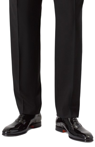 Кожаные оксфорды SANTONI, арт. MCAG18908BC3MVER, фото 3