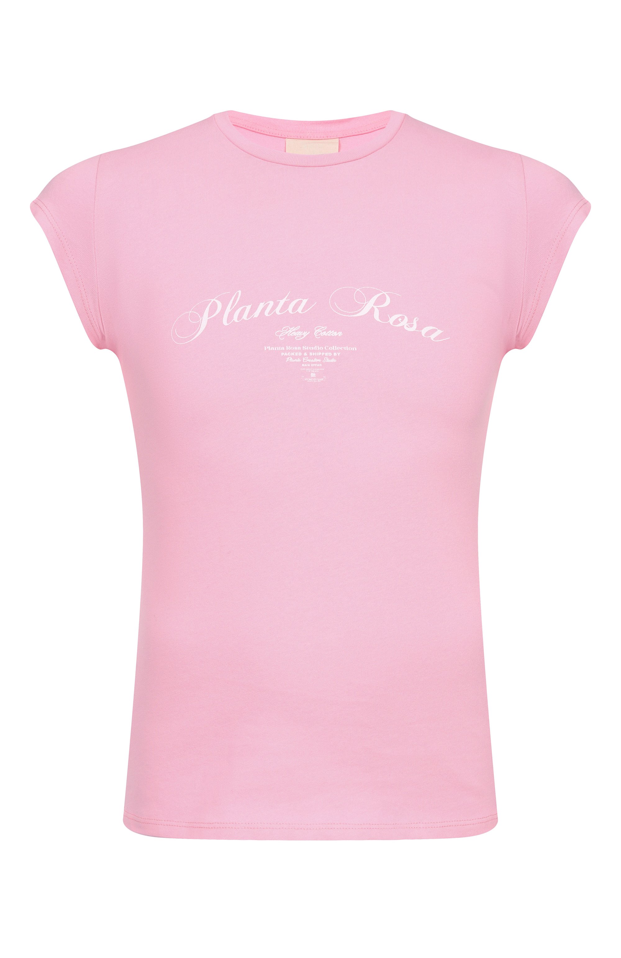 Хлопковая футболка PLANTA ROSA, арт. PR/T016/PERFECTION/220, фото 1