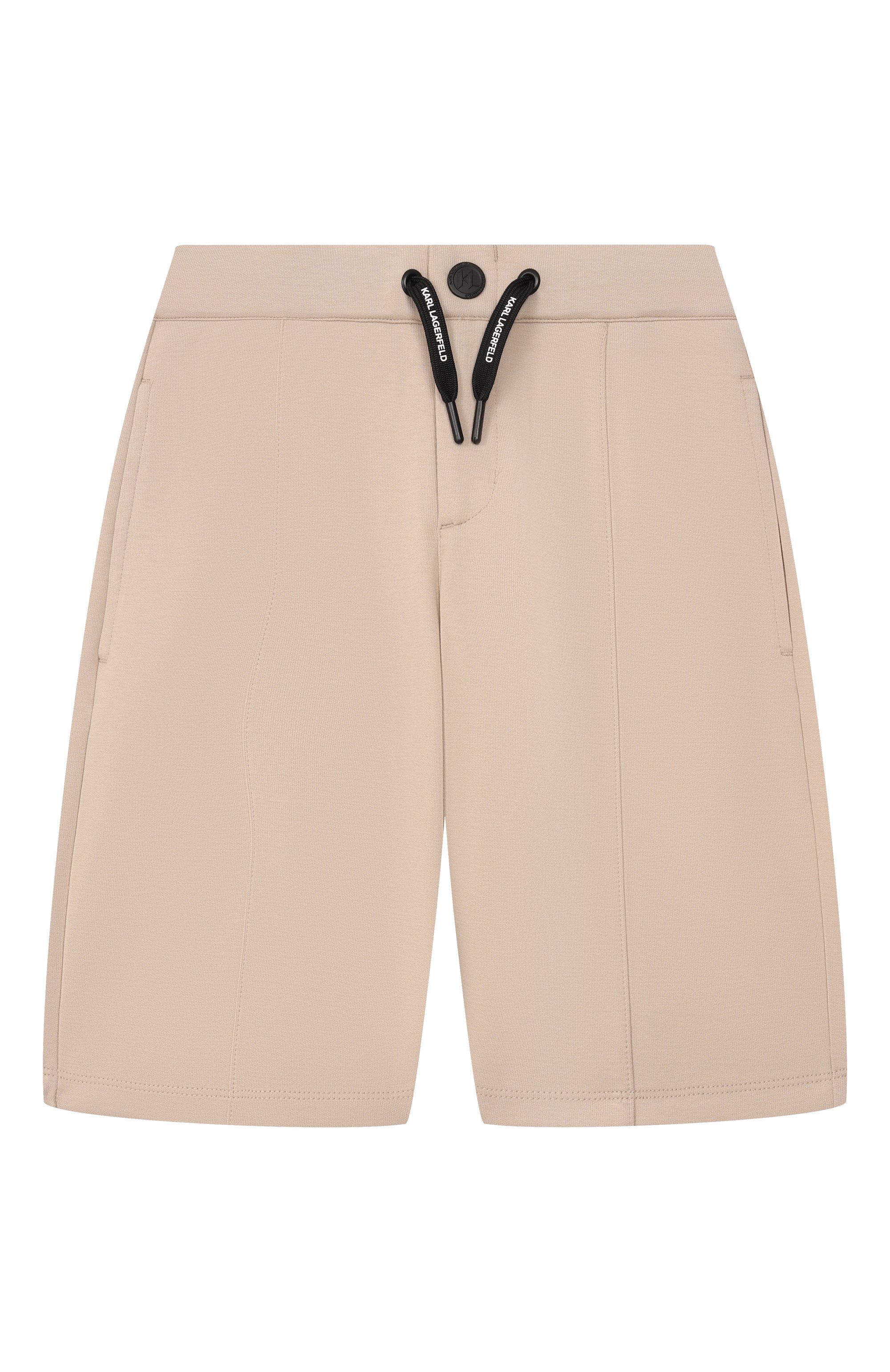 Шорты KARL LAGERFELD KIDS бежевого цвета по цене 19110 руб., арт. Z31084, фото 1 Шорты KARL LAGERFELD KIDS, арт. Z31084, фото 1
