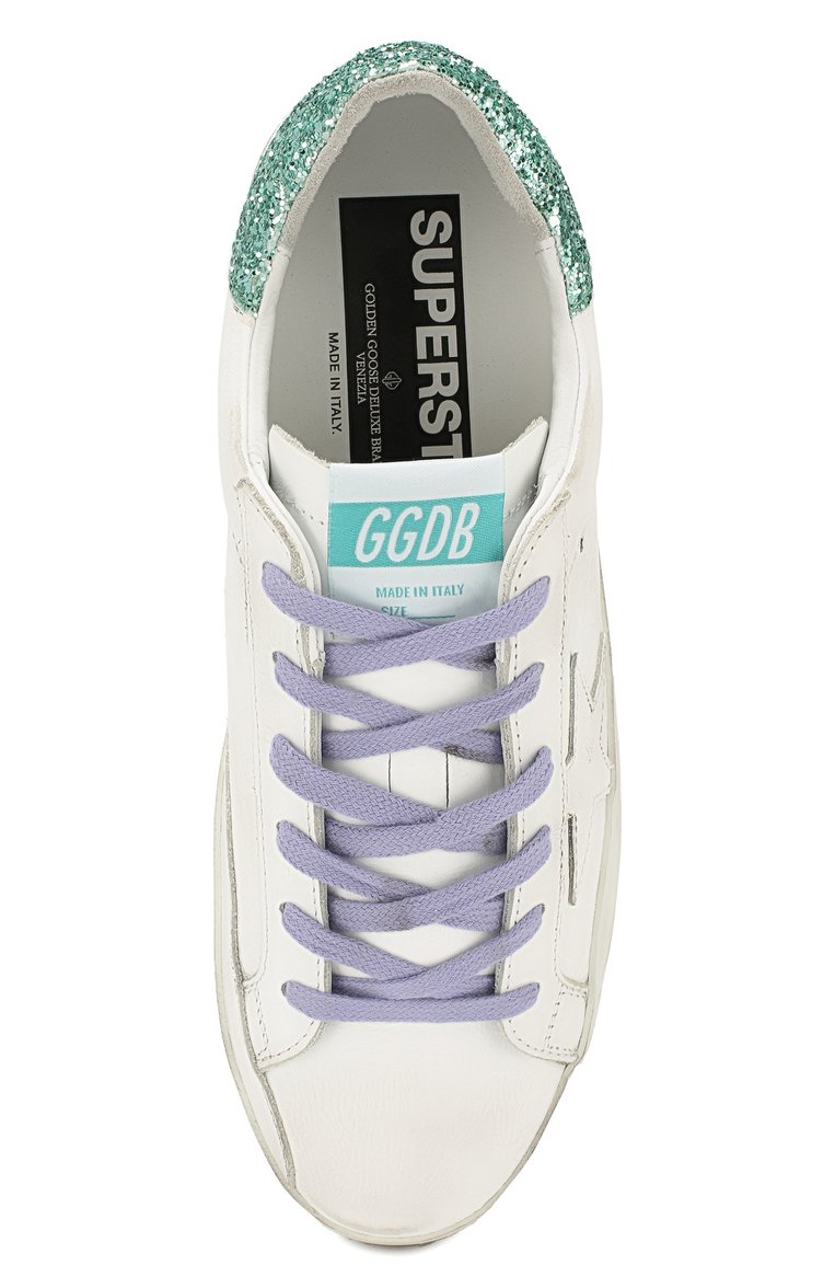 Кожаные кеды superstar GOLDEN GOOSE DELUXE BRAND, арт. G34WS590.N91, фото 1