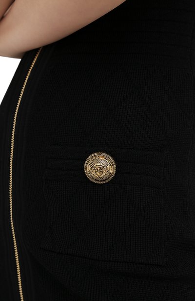 Платье из вискозы BALMAIN, арт. UF16435/K110, фото 5