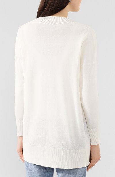 Кардиган из смеси льна и хлопка IL BORGO CASHMERE, арт. 55-1046G0, фото 4