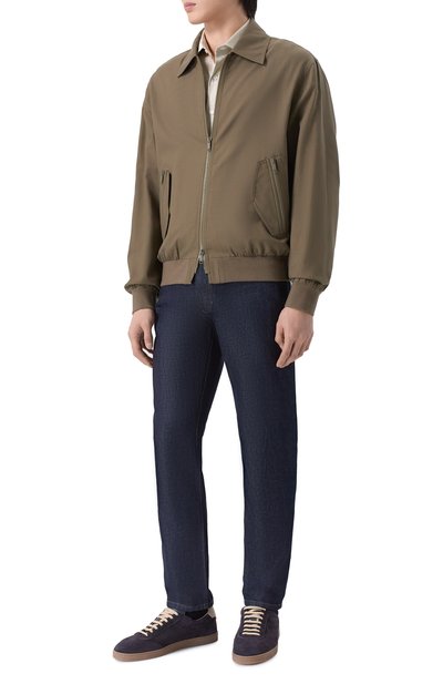 Мужской бомбер из хлопка и шелка MVST, арт. 25E/X1P/0/0031/0207