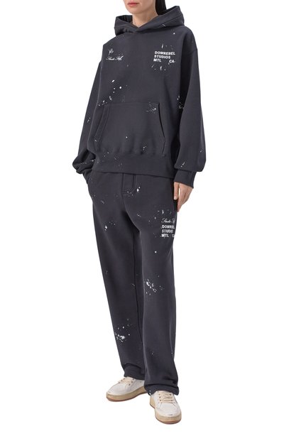 Женский хлопковое худи DOMREBEL, арт. STAFF/PULL0VER H00DIE