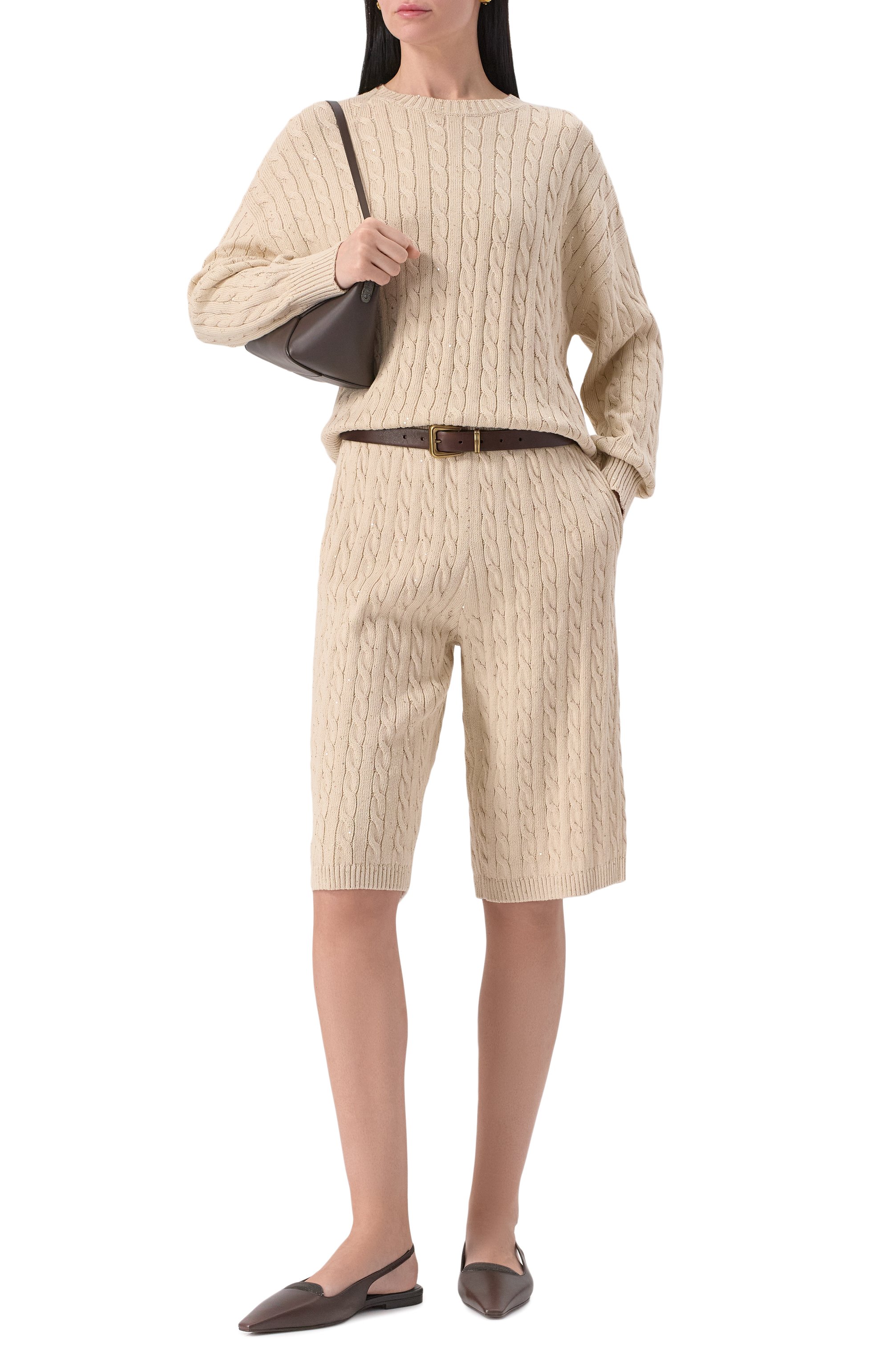 Хлопковый свитер BRUNELLO CUCINELLI, арт. MDV797410, фото 2