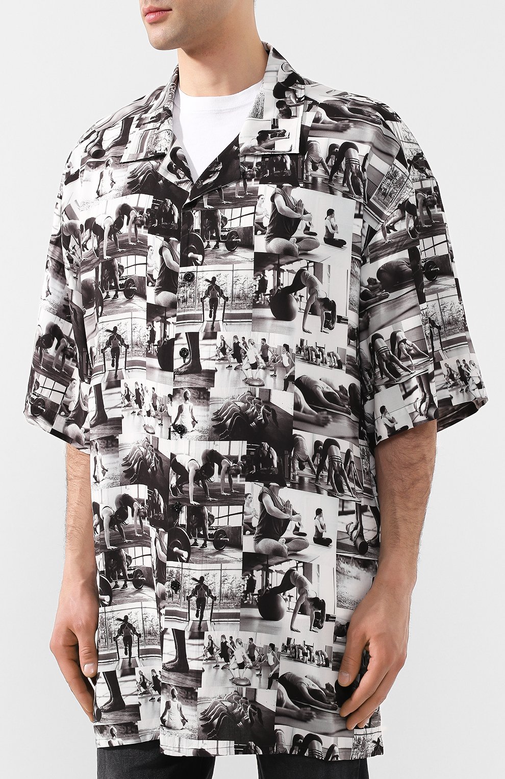 Рубашка из вискозы BALENCIAGA, арт. 571440/TELB5, фото 3